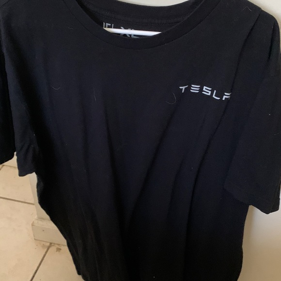 Black Tesla Unisex T shirt - Picture 4 of 4